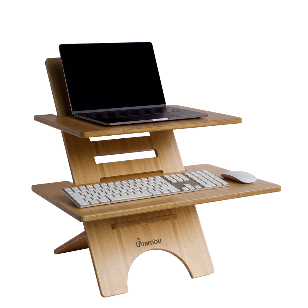 standing desk laptop keyboard